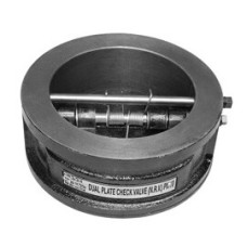 CI Wafer Type Disc NRV / Non Return Valve Flange End Dual Plate PN 1.6 (Hammer)
